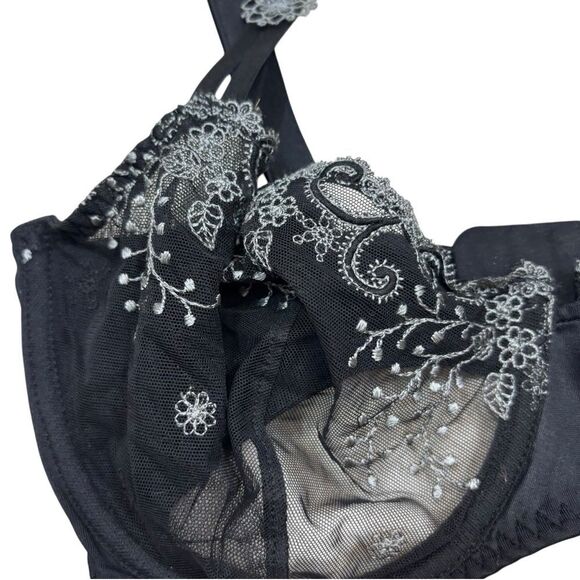Simone Perele Délice Demi Cup Unlined Underwire Bra Size 32‎ - Picture 9 of 15